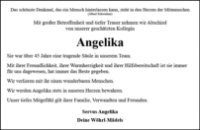 eine Anzeige