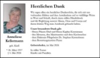 eine Anzeige